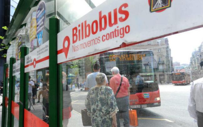 Una parada de Bilbobus