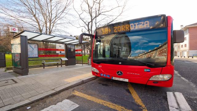 Una unidad de Bilbobus.