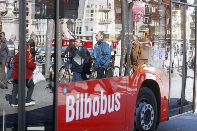 Una unidad de Bilbobus