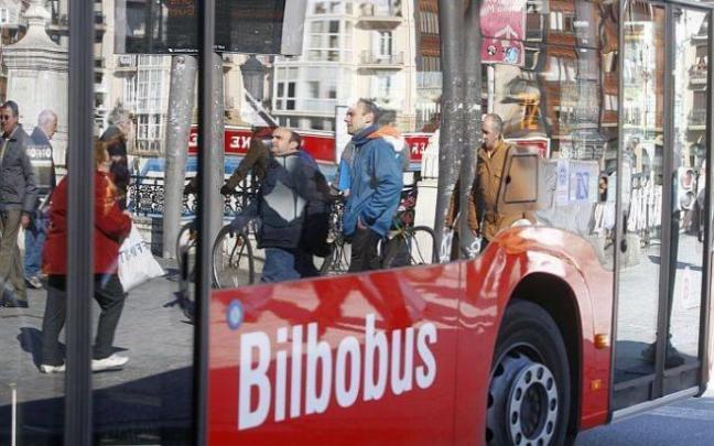 Una unidad de Bilbobus Una unidad de Bilbobus