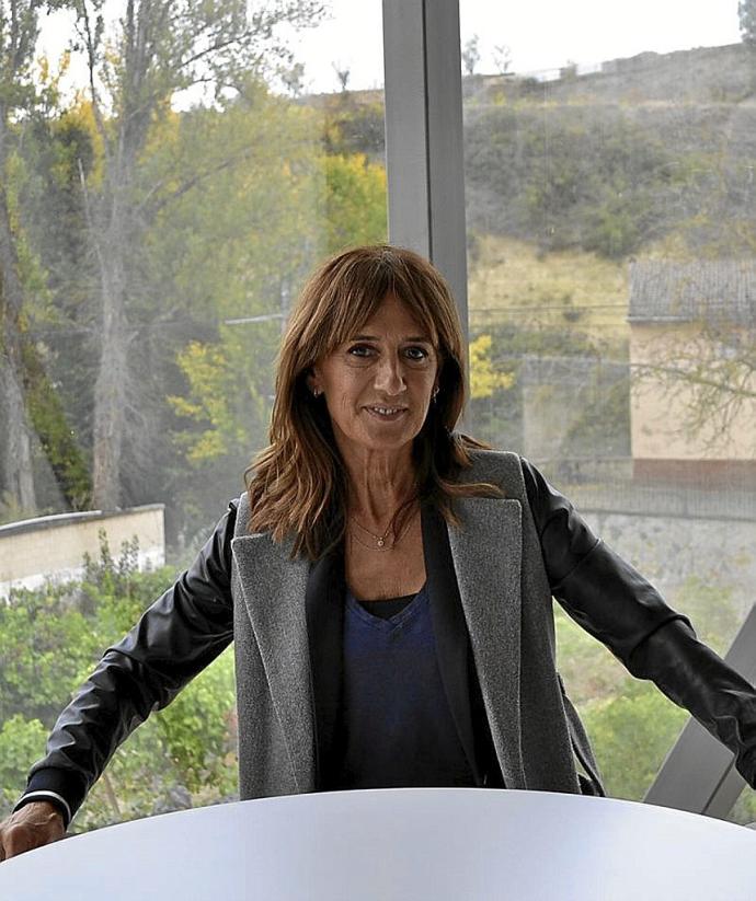 Rosa García, presidenta de la Ruta del Vino de Rioja Alavesa.