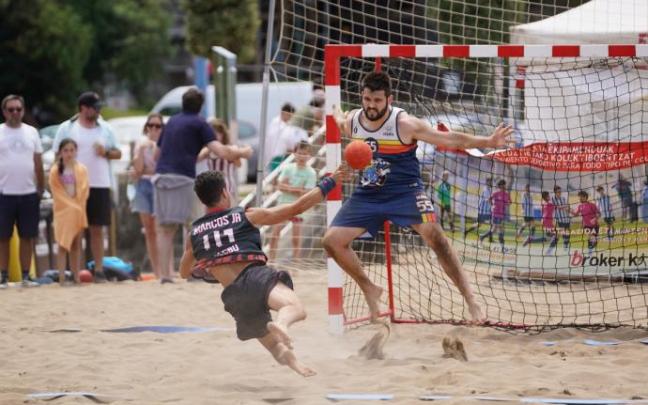 Momento de la final masculina. Momento de la final masculina.
