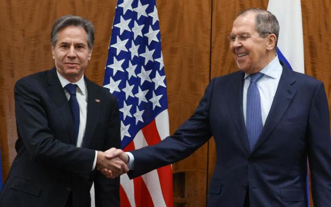 Anthony Blinken y Serguéi Lavrov se reunieron hace dos semanas en plena crisis por Ucrania