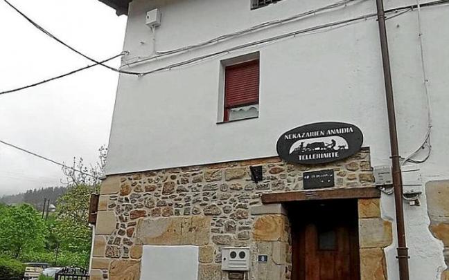 La entrada de la sociedad Nekazarien Anaidia.