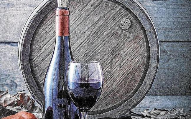 Una botella y una copa de vino. Foto: Cedida Una botella y una copa de vino. Foto: Cedida