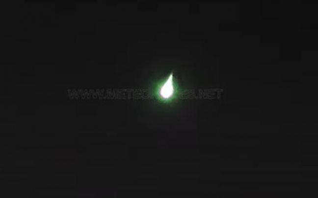 La bola de fuego se pudo ver durante unos 15 segundos. La bola de fuego se pudo ver durante unos 15 segundos.