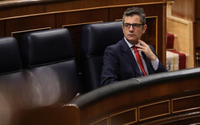 El ministro de la Presidencia, Félix Bolaños, ha sido el encargado de defender el proyecto.