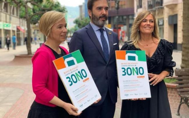 Ainara Basurko y Javier Hurtado en el balance de la campaña 'Euskadi Bono Denda' Ainara Basurko y Javier Hurtado en el balance de la campaña 'Euskadi Bono Denda'