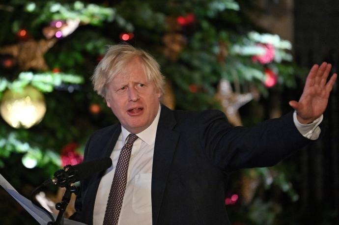 El primer ministro británico, Boris Johnson, en un reciente acto.