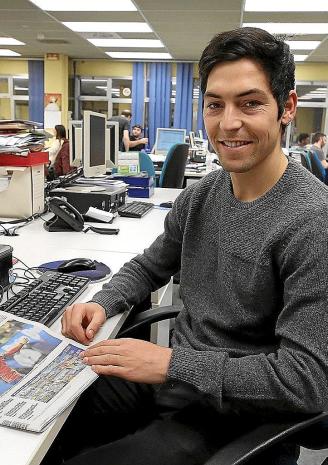 Borja Lasso, en la redacción de DIARIO DE NOTICIAS. Foto: Javier Bergasa