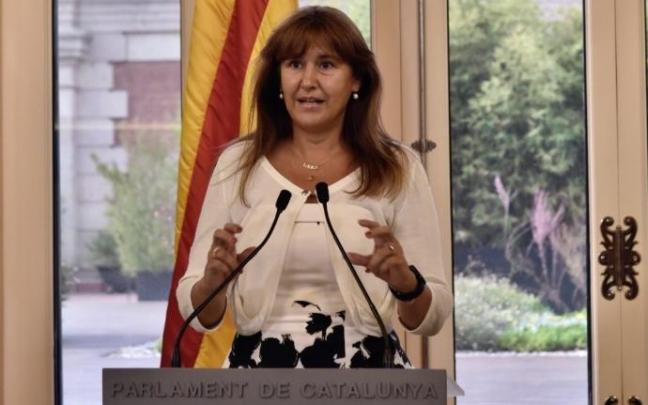 La presidenta del Parlament, Laura Borràs. La presidenta del Parlament, Laura Borràs.