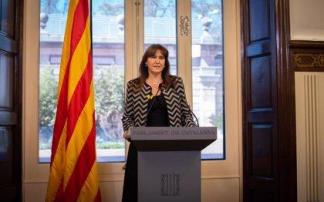 La presidenta del Parlament, Laura Borràs La presidenta del Parlament, Laura Borràs