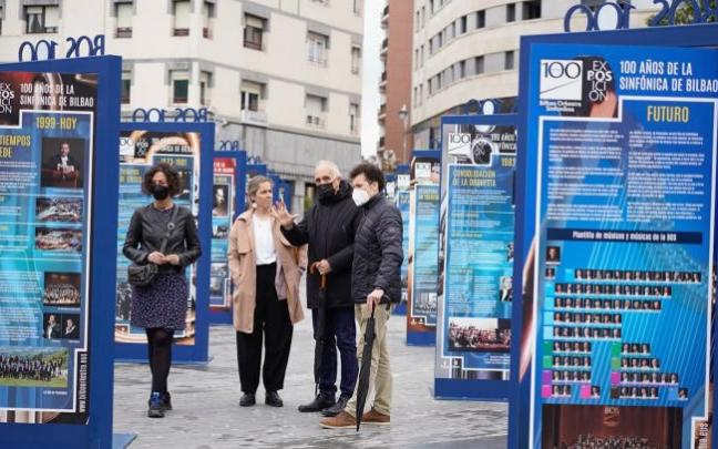 La Herriko Plaza acogerá hasta mayo la exposición del centenario de la BOS.
