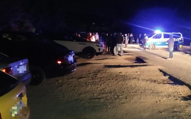 Imagen de la intervención policial