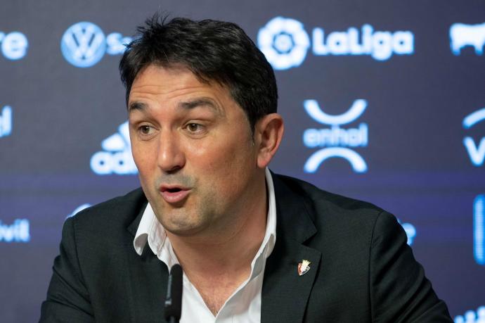 Braulio Vázquez, en rueda de prensa.