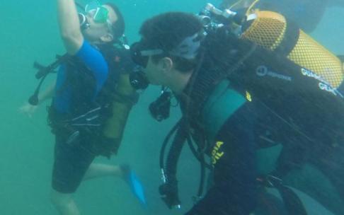 Imagen de archivo de la Guardia Civil participando en unas jornadas de rescate bajo el agua. Imagen de archivo de la Guardia Civil participando en unas jornadas de rescate bajo el agua.