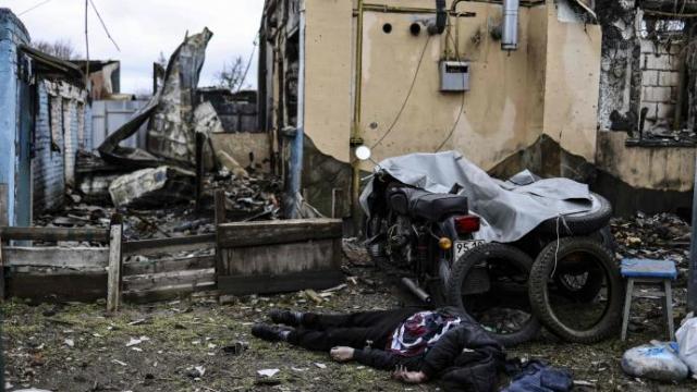 Imagen tomada en la ciudad de Bucha