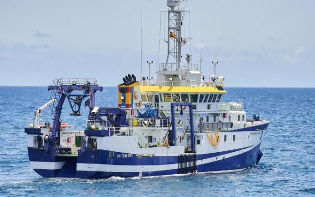 El buque oceanográfico 'Ángeles Alvariño'. El buque oceanográfico 'Ángeles Alvariño'.