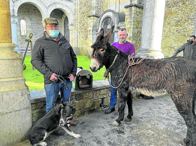 La celebración de San Antón ha reunido a fieles y mascotas.