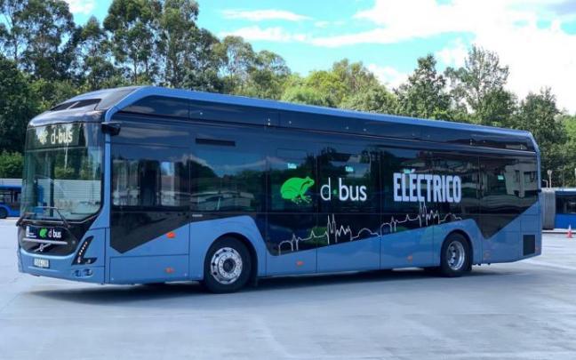 Autobús 100% eléctrico de la marca Volvo, que transita estos días por las calles de Donostia. Autobús 100% eléctrico de la marca Volvo, que transita estos días por las calles de Donostia.