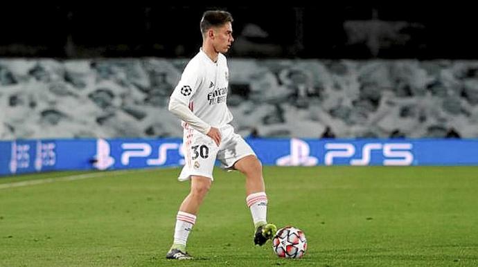 Sergio Arribas, durante un Real Madrid-Borussia. Foto: RMCF