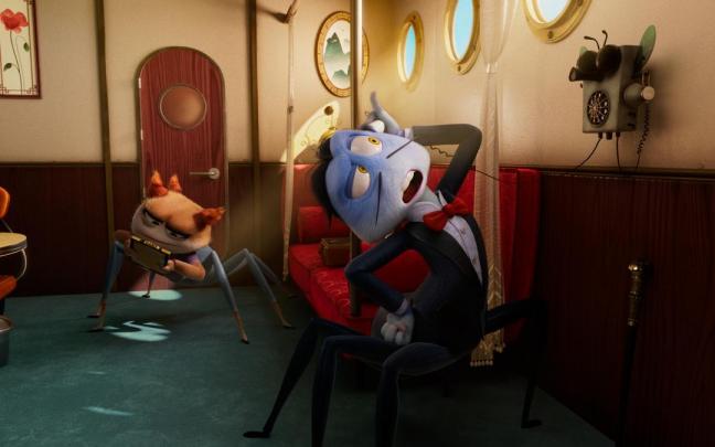 Escena de 'Inspector Sun y la maldición de la Viuda Negra', película creada en Navarra y aspirante a un Goya.