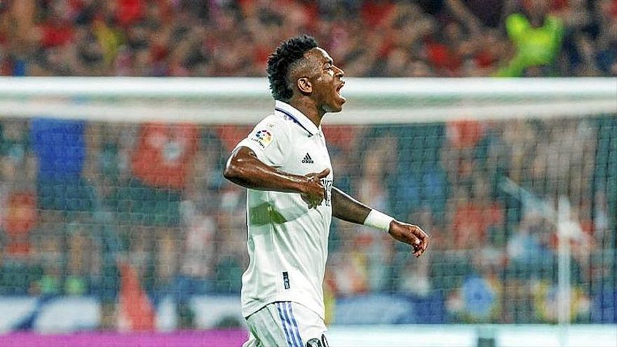 Vinicius, el domingo en el Metropolitano. | FOTO: EFE