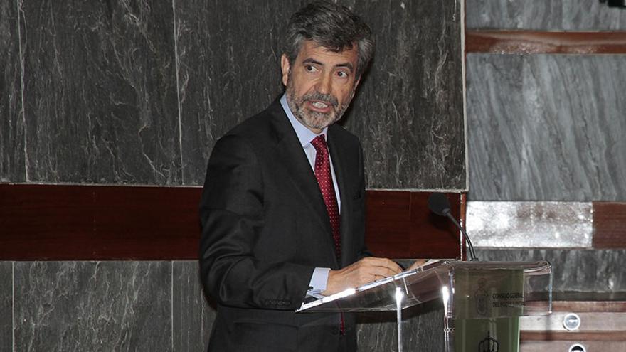 El expresidente del Tribunal Supremo y del Consejo General del Poder Judicial, Carlos Lesmes