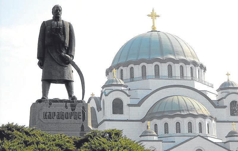 Karadorde buruzagiaren monumentua.