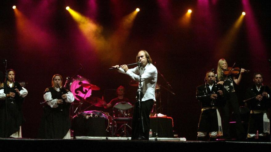 Carlos Núñez en concierto.