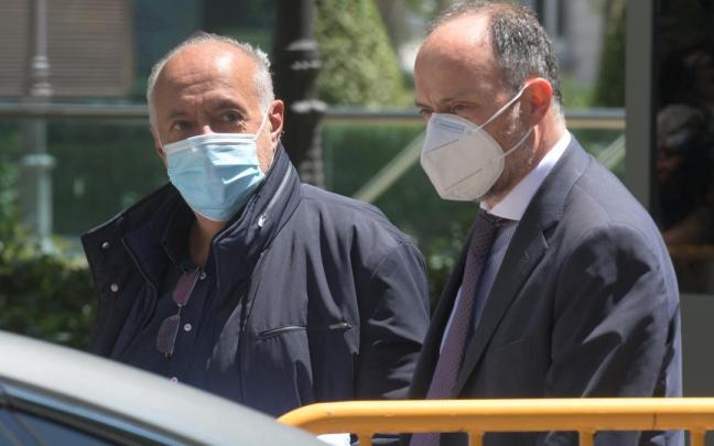 José Luis Moreno sale de la Audiencia Nacional tras quedar en libertad, el 1 de julio de 2021. José Luis Moreno sale de la Audiencia Nacional tras quedar en libertad, el 1 de julio de 2021.