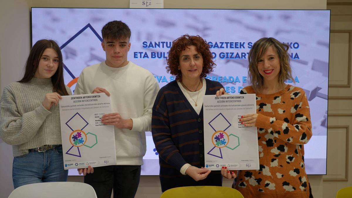 Jóvenes de Santurtzi impulsan la creación de un centro intergeneracional e intercultural.