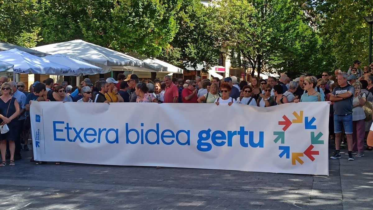 Sare se ha manifestado en Donostia este 20 de agosto