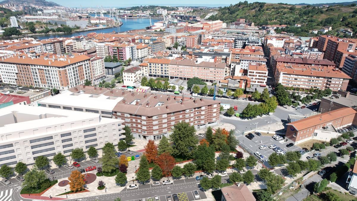 La zona con los cambios previstos