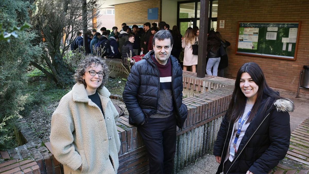 Equipo de orientación de cara a la jornada de puertas abiertas para los estudiantes del año que viene.