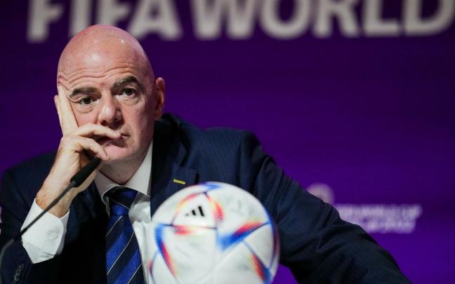 El presidente de la FIFA, Gianni Infantino.