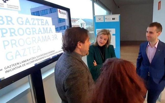 La Diputación Foral de Bizkaia pone en marcha ‘3R Gaztea’, un programa de empleo para recién titulados
