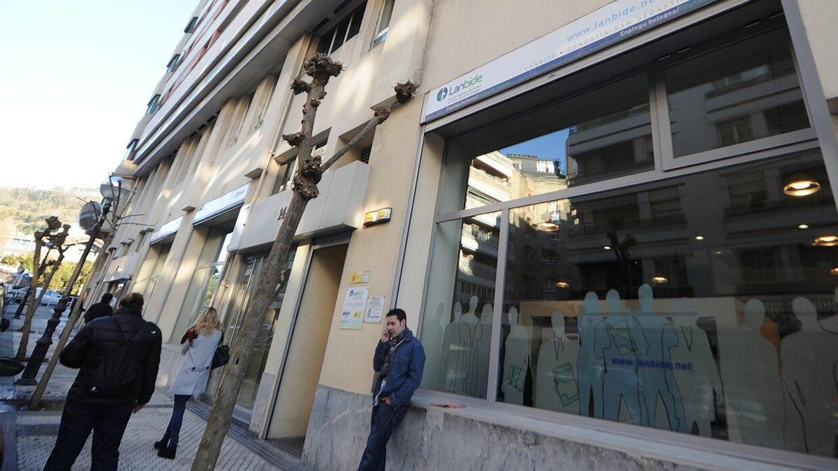 Oficinas de Lanbide en Donostia.