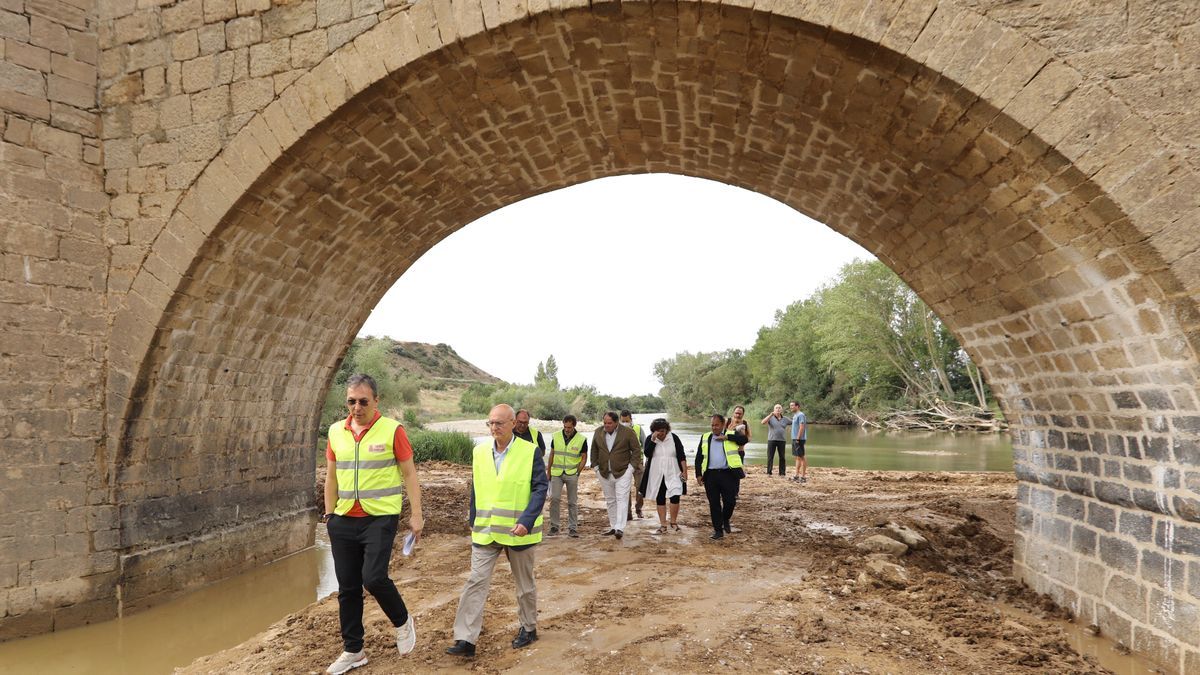 Restaurada la estructura del puente de Andelos en Mendigorria con una inversión de 400.000 euros