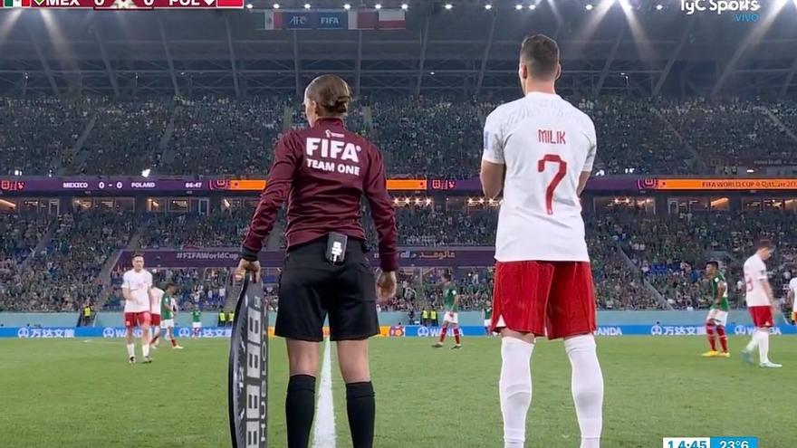Cuando saltó al campo el jugador ‘?’ de Polonia.