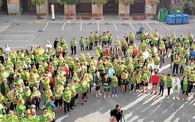 Más de medio millar de falcesinos se suman a la Marcha Contra el Cáncer Más de medio millar de falcesinos se suman a la Marcha Contra el Cáncer