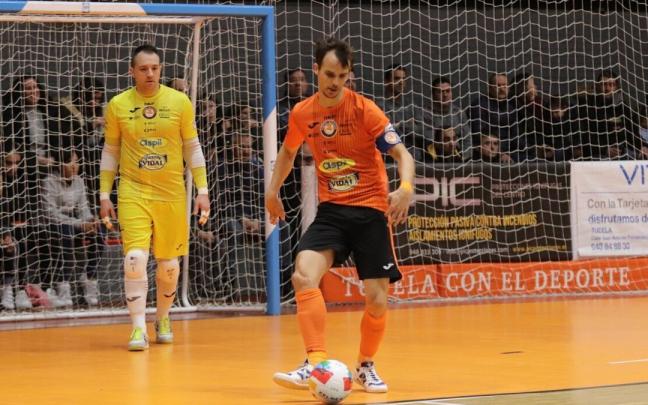 David Garc&iacute;a, en un partido del Aspil