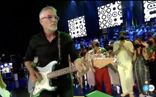 David Cantero actúa en 'Sálvame Mediafest'.