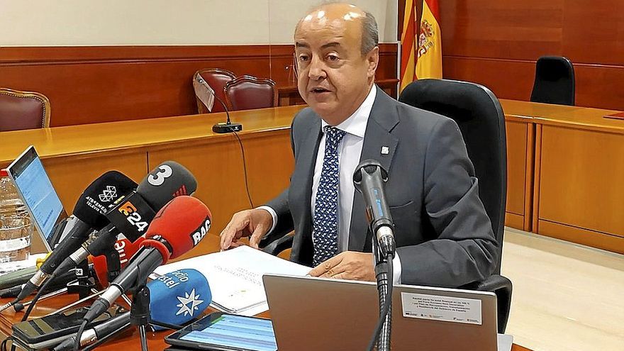 El presidente del Tribunal Superior de Justicia de Catalunya, Jesús María Barrientos. | FOTO: E. P.