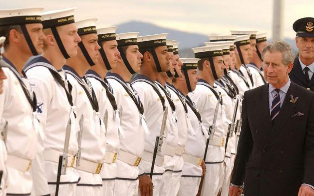 Carlos de Inglaterra, durante una visita a Australia