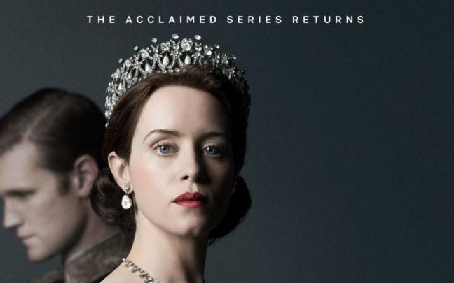 Cartel de la serie 'The Crown'.