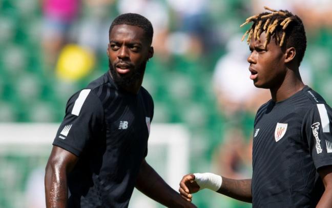 I&ntilde;aki y Nico Williams, en el Mart&iacute;nez Valero