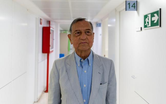 Imagen del paciente de 90 años que ha recibido un trasplante renal