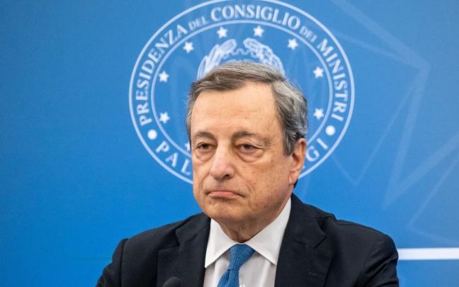 Mario Draghi, primer ministro de Italia. Mario Draghi, primer ministro de Italia.
