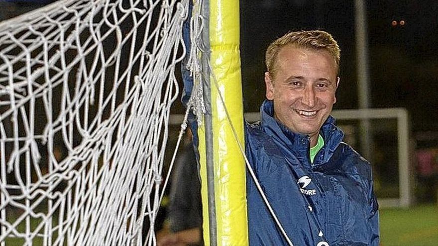 Rodríguez, antes de un entrenamiento de su equipo.